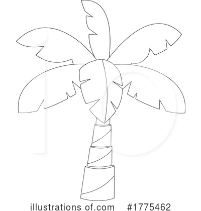 Royalty-Free (RF) Palm Tree Clipart Illustration by Hit Toon - Stock Sample #1775462
