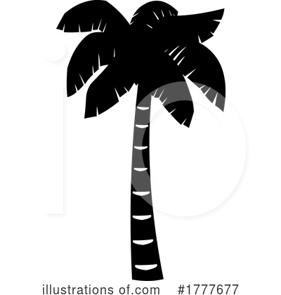 Royalty-Free (RF) Palm Tree Clipart Illustration by Hit Toon - Stock Sample #1777677