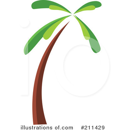 Royalty-Free (RF) Palm Tree Clipart Illustration by yayayoyo - Stock Sample #211429