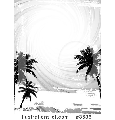 Royalty-Free (RF) Palm Tree Clipart Illustration by elaineitalia - Stock Sample #36361