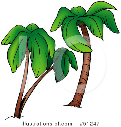 Royalty-Free (RF) Palm Tree Clipart Illustration by dero - Stock Sample #51247