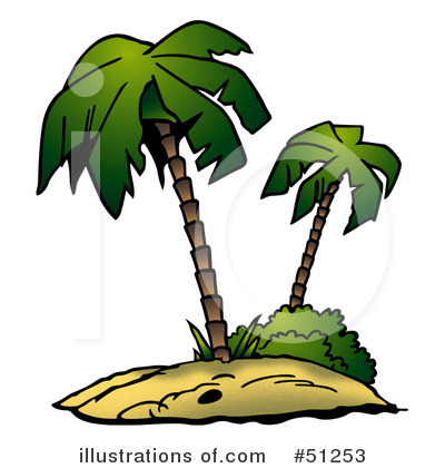 Royalty-Free (RF) Palm Tree Clipart Illustration by dero - Stock Sample #51253
