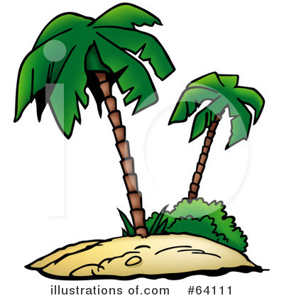 Palm Trees Clipart #64111 by dero