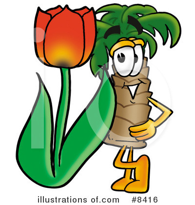 Palm Tree Clipart #8416 by Mascot Junction