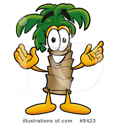 Palm Tree Clipart #8423 by Mascot Junction