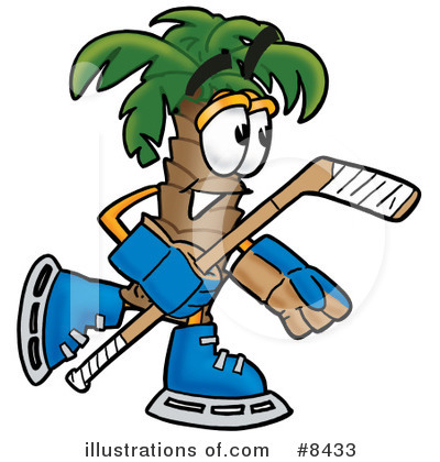 Royalty-Free (RF) Palm Tree Mascot Clipart Illustration by Mascot Junction - Stock Sample #8433