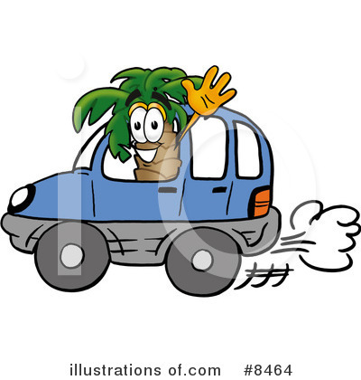 Royalty-Free (RF) Palm Tree Mascot Clipart Illustration by Mascot Junction - Stock Sample #8464