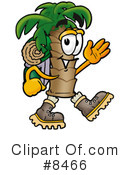 Palm Tree Mascot Clipart #8466 by Mascot Junction