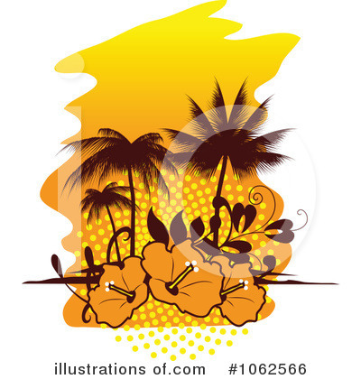 Tropical Island Clipart #1062566 by Vector Tradition SM