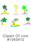 Palm Trees Clipart #1063912 by Vector Tradition SM