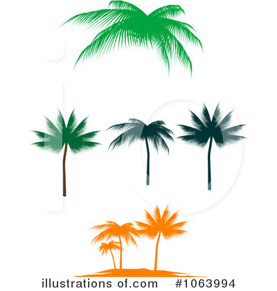 Royalty-Free (RF) Palm Trees Clipart Illustration by Vector Tradition SM - Stock Sample #1063994
