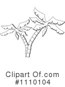 Palm Trees Clipart #1110104 by Dennis Holmes Designs