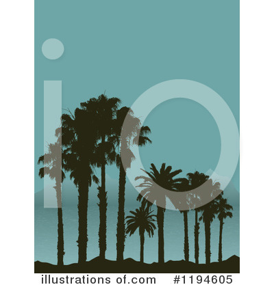 Royalty-Free (RF) Palm Trees Clipart Illustration by KJ Pargeter - Stock Sample #1194605