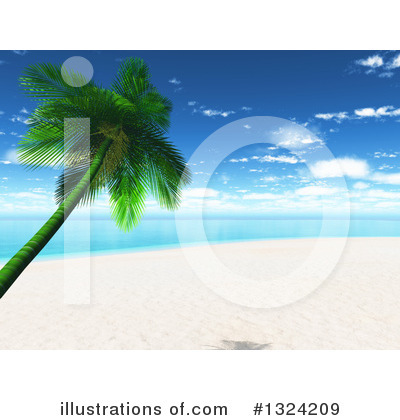Royalty-Free (RF) Palm Trees Clipart Illustration by KJ Pargeter - Stock Sample #1324209