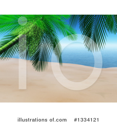 Royalty-Free (RF) Palm Trees Clipart Illustration by KJ Pargeter - Stock Sample #1334121