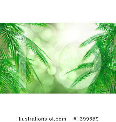 Royalty-Free (RF) Palm Trees Clipart Illustration by KJ Pargeter - Stock Sample #1399659