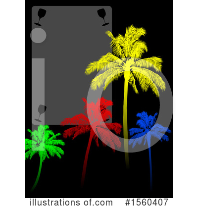Royalty-Free (RF) Palm Trees Clipart Illustration by elaineitalia - Stock Sample #1560407