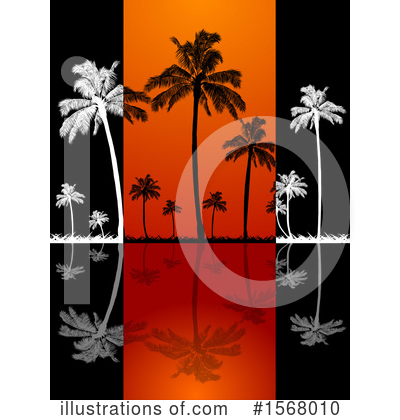 Royalty-Free (RF) Palm Trees Clipart Illustration by elaineitalia - Stock Sample #1568010