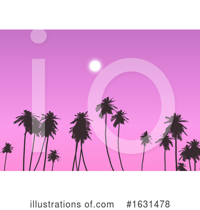 Royalty-Free (RF) Palm Trees Clipart Illustration by KJ Pargeter - Stock Sample #1631478