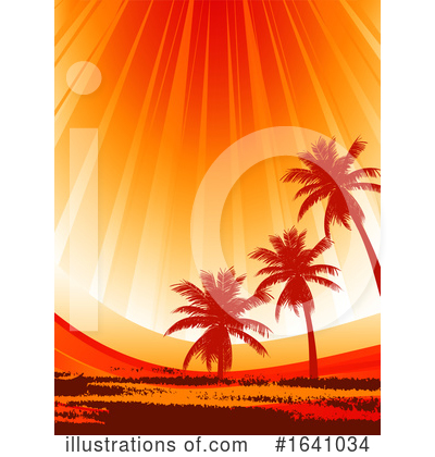 Royalty-Free (RF) Palm Trees Clipart Illustration by elaineitalia - Stock Sample #1641034