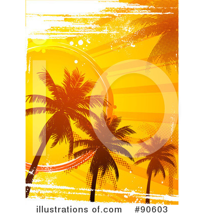 Royalty-Free (RF) Palm Trees Clipart Illustration by elaineitalia - Stock Sample #90603