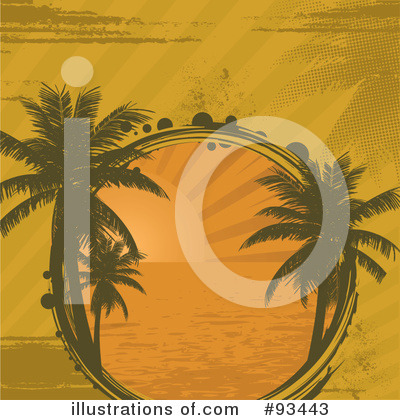 Royalty-Free (RF) Palm Trees Clipart Illustration by elaineitalia - Stock Sample #93443