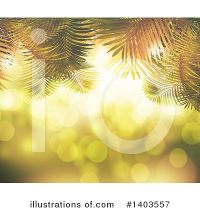 Royalty-Free (RF) Palms Clipart Illustration by KJ Pargeter - Stock Sample #1403557