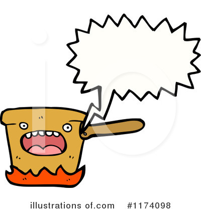 Royalty-Free (RF) Pan Clipart Illustration by lineartestpilot - Stock Sample #1174098