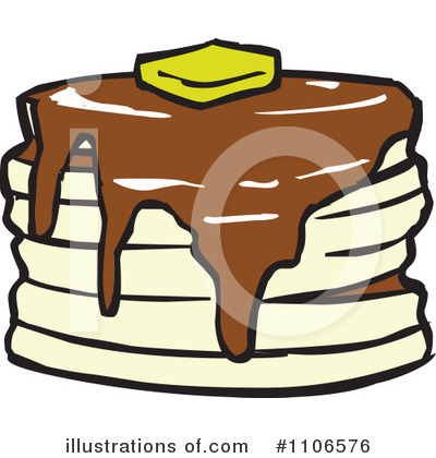 Royalty-Free (RF) Pancakes Clipart Illustration by Cartoon Solutions - Stock Sample #1106576