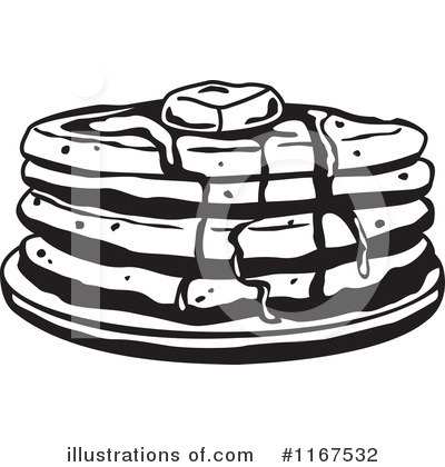 Royalty-Free (RF) Pancakes Clipart Illustration by Andy Nortnik - Stock Sample #1167532