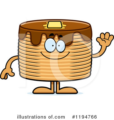 Royalty-Free (RF) Pancakes Clipart Illustration by Cory Thoman - Stock Sample #1194766