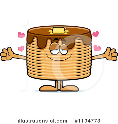 Royalty-Free (RF) Pancakes Clipart Illustration by Cory Thoman - Stock Sample #1194773