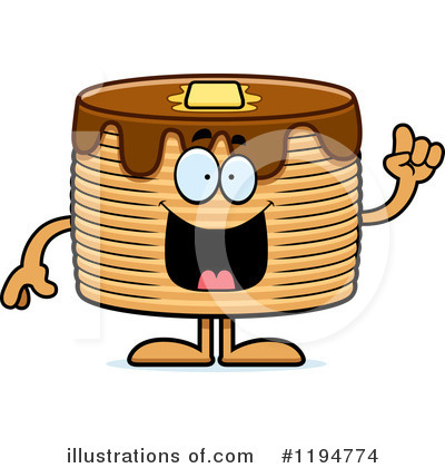 Royalty-Free (RF) Pancakes Clipart Illustration by Cory Thoman - Stock Sample #1194774