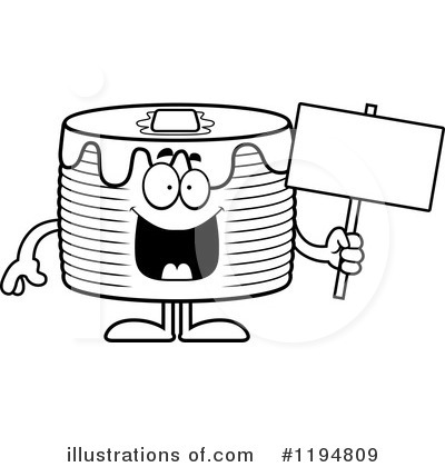 Royalty-Free (RF) Pancakes Clipart Illustration by Cory Thoman - Stock Sample #1194809