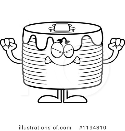 Royalty-Free (RF) Pancakes Clipart Illustration by Cory Thoman - Stock Sample #1194810