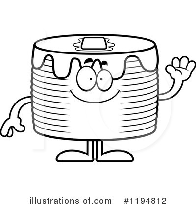 Royalty-Free (RF) Pancakes Clipart Illustration by Cory Thoman - Stock Sample #1194812