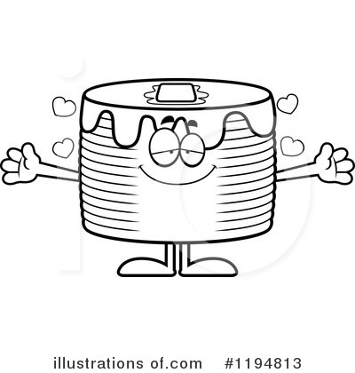 Royalty-Free (RF) Pancakes Clipart Illustration by Cory Thoman - Stock Sample #1194813