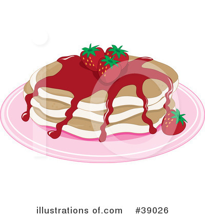 Pancakes Clipart #39026 by Maria Bell