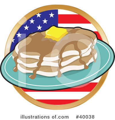 Pancakes Clipart #40038 by Maria Bell