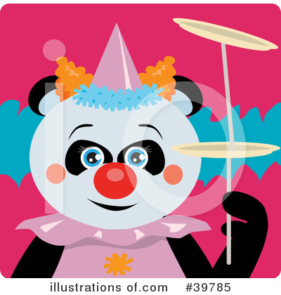 Royalty-Free (RF) Panda Bear Clipart Illustration by Dennis Holmes Designs - Stock Sample #39785