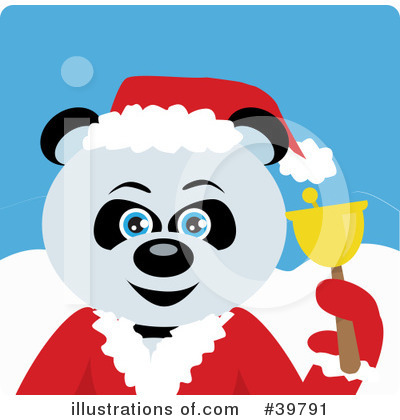 Royalty-Free (RF) Panda Bear Clipart Illustration by Dennis Holmes Designs - Stock Sample #39791