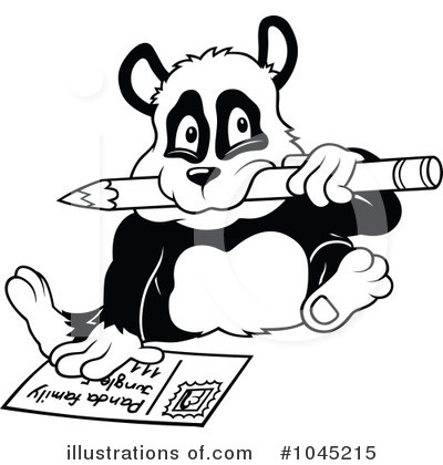 Royalty-Free (RF) Panda Clipart Illustration by dero - Stock Sample #1045215