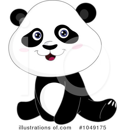 Royalty-Free (RF) Panda Clipart Illustration by yayayoyo - Stock Sample #1049175