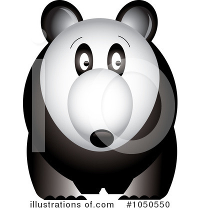 Royalty-Free (RF) Panda Clipart Illustration by Pams Clipart - Stock Sample #1050550
