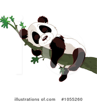 Royalty-Free (RF) Panda Clipart Illustration by Pushkin - Stock Sample #1055260