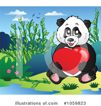 Panda Clipart #1059823 by visekart