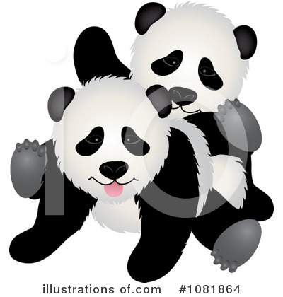 Royalty-Free (RF) Panda Clipart Illustration by Pams Clipart - Stock Sample #1081864
