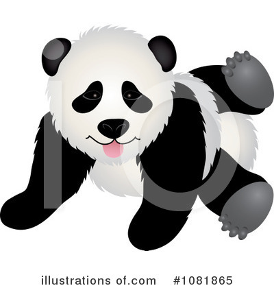 Royalty-Free (RF) Panda Clipart Illustration by Pams Clipart - Stock Sample #1081865