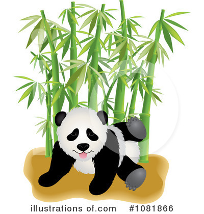 Royalty-Free (RF) Panda Clipart Illustration by Pams Clipart - Stock Sample #1081866