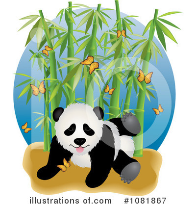 Royalty-Free (RF) Panda Clipart Illustration by Pams Clipart - Stock Sample #1081867